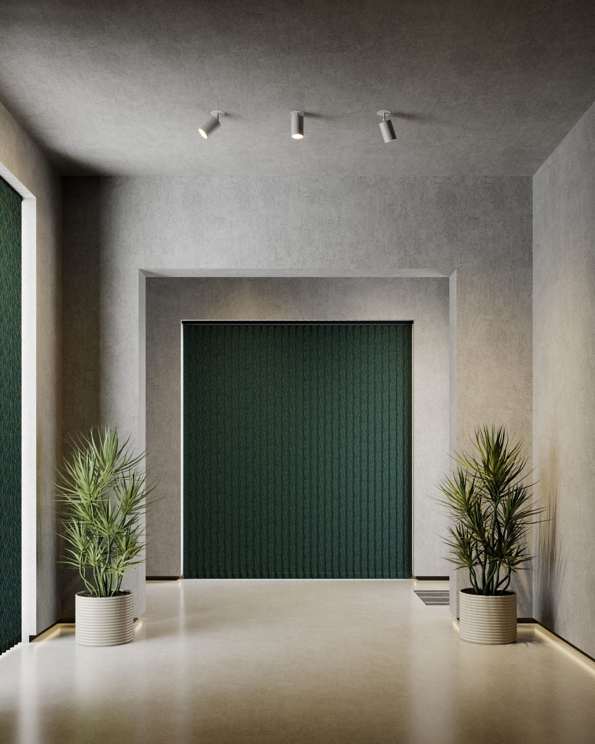Emerald vertical blinds